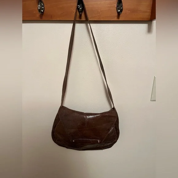 Hobo The Original Brown Leather Women's Shoulder Bag/Purse - Picture 2 of 6